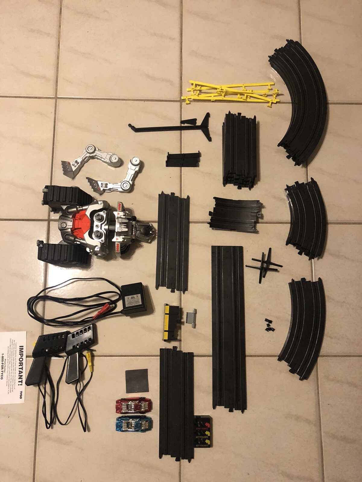 tyco electric race car track