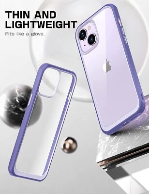 For iPhone14 series 14 14+ 14 Pro Max SUPCASE UBStyle Slim Clear Case Back Cover