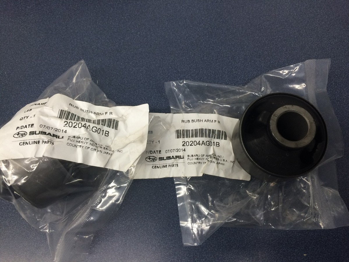 OEM Front Control Arm Rear Bushing Set For 2005-2009 Subaru Legacy & Outback - LH & RH Pair