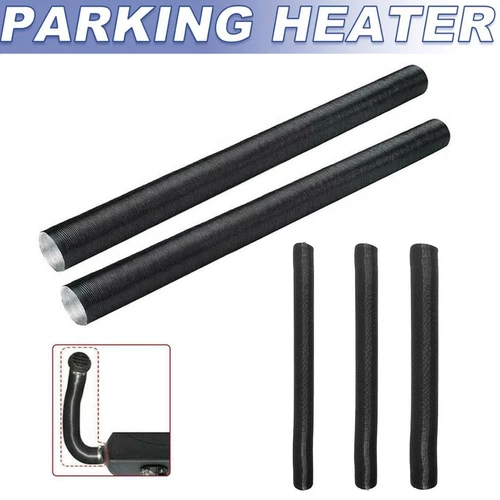 42mm 60mm 75mm Duct Pipe For Air Diesel Parking Heater Ducting Pipe Hose 200cm - Picture 3 of 13