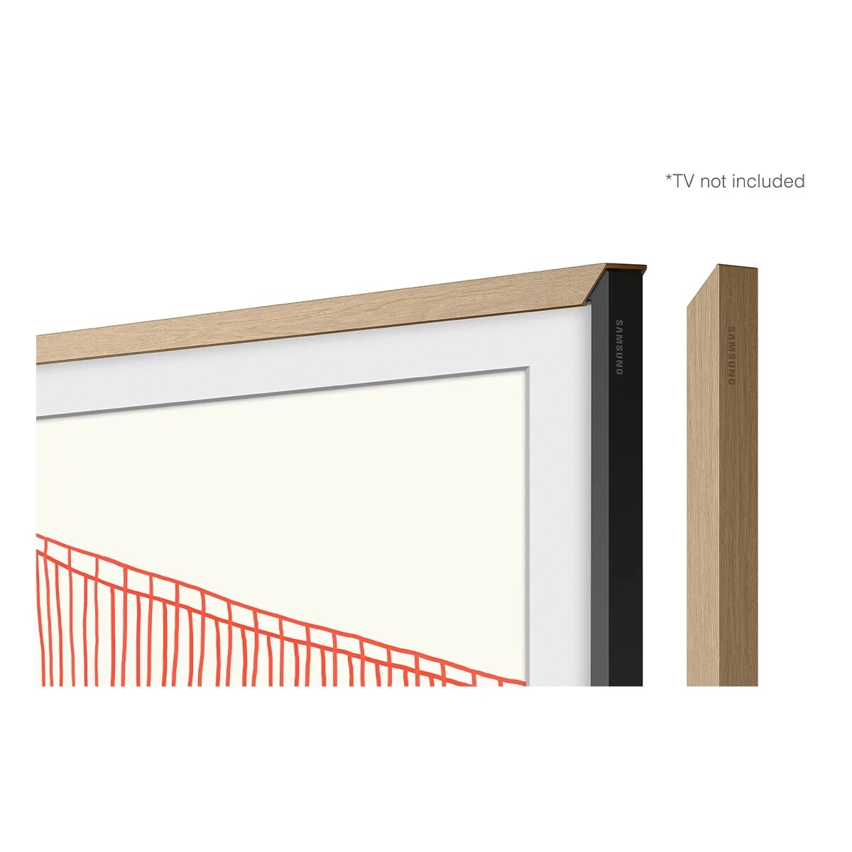 Samsung VGSCFA55TK 55-дюймовая рамка с настраиваемой рамкой из современного тика