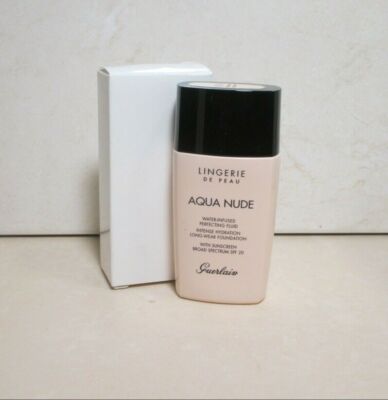 GUERLAIN LINGERIE DE PEAU AQUA NUDE INTENSE HYDRATION SPF20 00N PORCELAIN 1 OZ