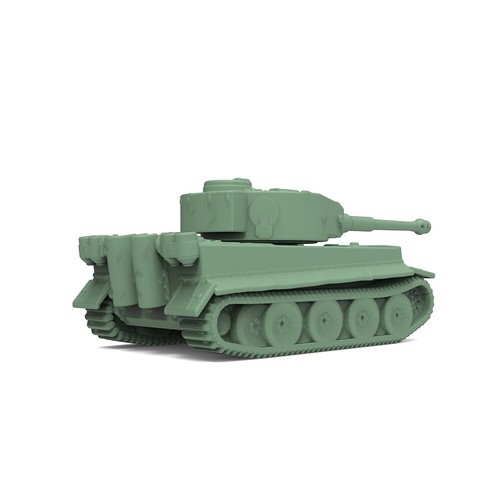 SSMODEL SS200936 1/200 Military Model Kit German Tiger Heavy Tank - Picture 3 of 5