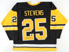 KEVIN STEVENS (91-92 Cup) Signed Pittsburgh Penguins XL Jersey (Beckett Hologrm)