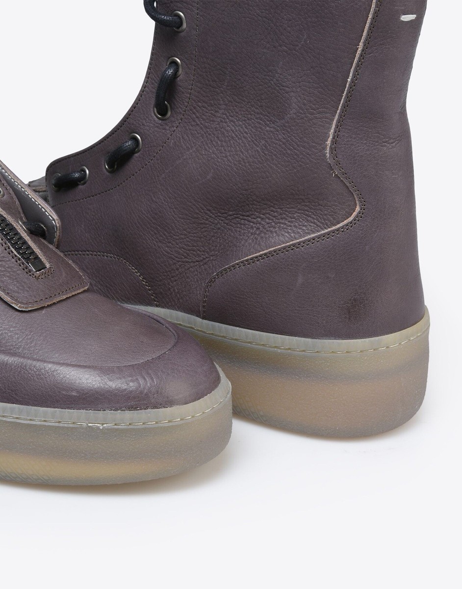 NEW RARE MAISON MARTIN MARGIELA High Top Zip Lace Combat