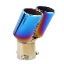 Car Exhaust Pipe Tip Rear Tail Throat Muffler Stainless Steel Auto Accessories Car Exhaust Pipe Tip Rear Tail Throat Muffler Stainless Steel Auto Accessories