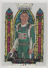 2020 Panini Prizm Stained Glass White Sparkle Prizm Kevin Harvick #63