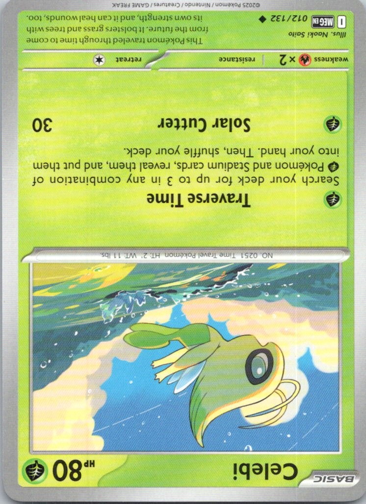 Celebi #12/132 (LP) ME01: Mega Evolution MEG Pokemon