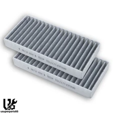 2Pcs Cabin Air Filter with Activated Carbon CF11777 Fit For Jeep Wrangler JK New