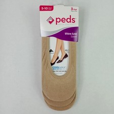 Women's Peds 3 Pair Ultra Low Liner Socks CoolMax