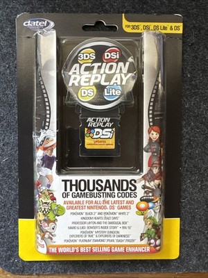 2012 Datel Nintendo Action Replay for 3DS, DSi, DS & Lite Yellow Label CIB