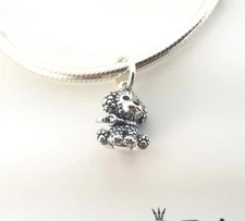 Authentic PANDORA Poodle Puppy Dog Dangle 798871C01 Charm