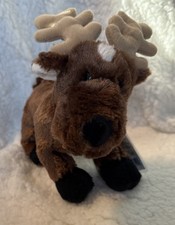 Ganz Webkinz Reindeer HM137 Plush Stuffed Animal New Sealed Tag w/ code