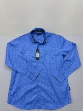 Kenneth Cole Herren Blau Bedruckt Baumwolle B...