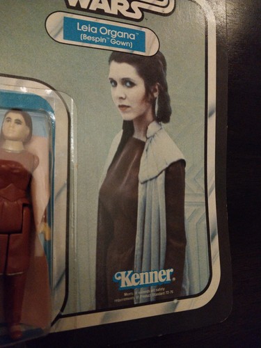 KENNER STAR WARS PRINCESS LEIA ORGANA BESPIN GOWN VINTAGE 1980 ON MINT CARD ! - Picture 18 of 22