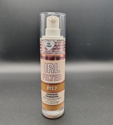 Makeup Revolution IRL Filter Longwear Foundation -F 13.7- 0.7 fl oz - NEW