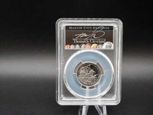 2017-S George R. Clark Quarter PCGS PR69 DCAM NP-Silver - Signed By Cleveland!