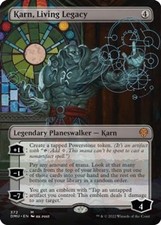 Karn, Living Legacy (Borderless) [Dominaria United] NM - Magic