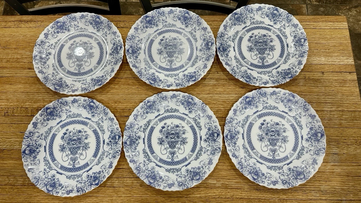 Assiettes plates Arcopal vintage – Madame Chine Assiettes plates Arcopal vintage – Madame Chine