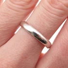 925 Sterling Silver Vintage Mexico Classic Wedding Band Ring Size 7.75