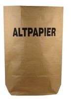 "Papiersack \"Altpapier\"120 Liter MüLlsack Papierbeutel Abfallsack MüLl PapiertüTe"