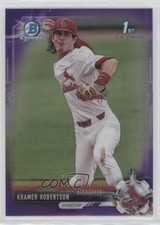2017 Bowman Draft Chrome Purple Refractor 192/250 Kramer Robertson #BDC-161 3f0