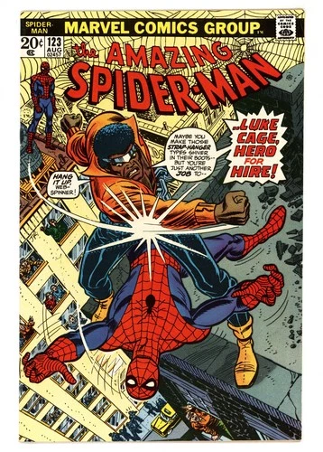 Amazing Spider-Man #123 VF- 7.5 1973  John Romita Sr. Cover