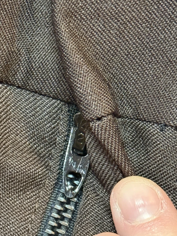 NWT VTG Talon Zip Horace Small Men's Uniform Trousers Pant Brown Sz 32 Reg - Image 4 of 4