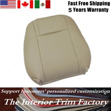 Replacement For 2005-2009 Ford Mustang V6 Driver Side Top Leather Seat Cover Tan