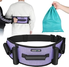Gait Belts Transfer Belt for Seniors with Padding Handles, Gate Belt for Elderly