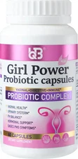 Girl Power Probiotics for Women - pH Balance, Vaginal & Urinary Health Support