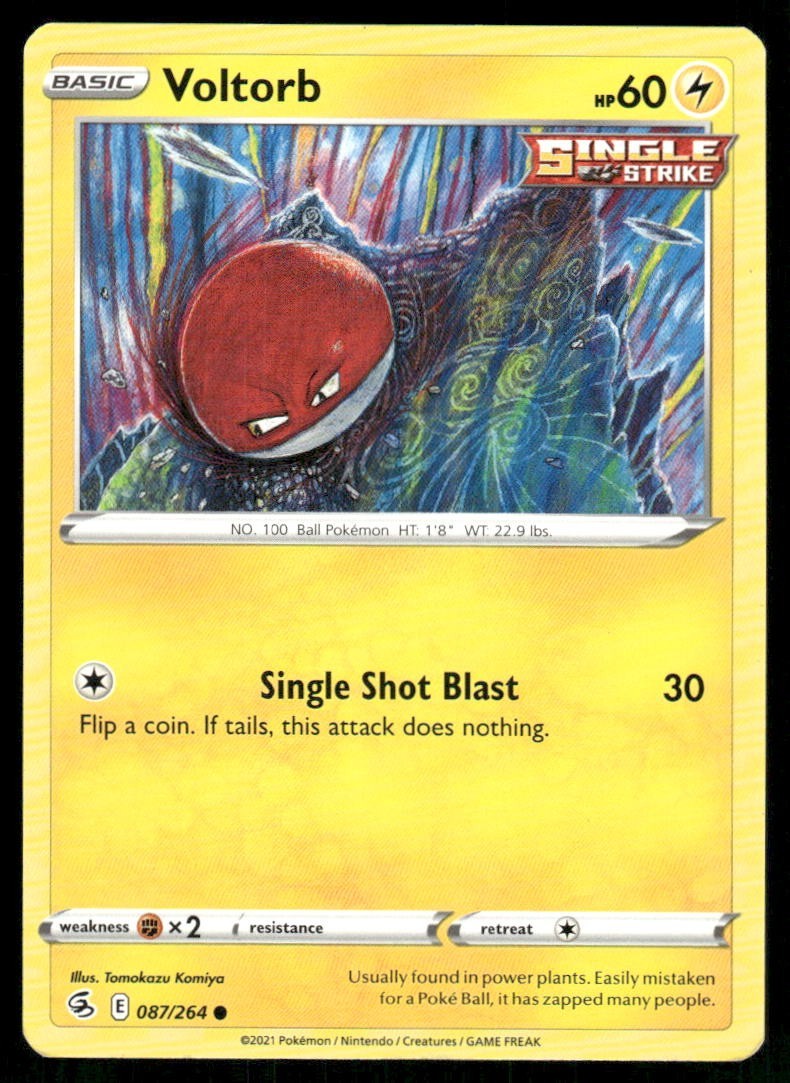 Pokémon TCG Pokémon Voltorb Voltorb Common Regular
