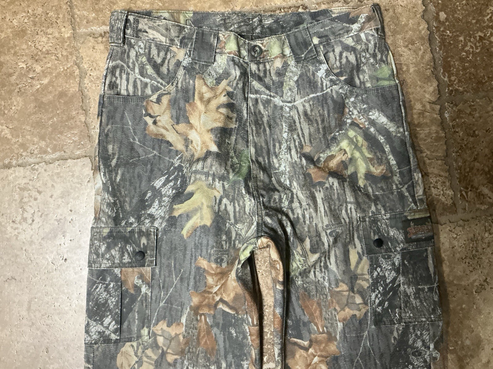 Scent Lok Men’s Size Large Adjustable Waist Belt Loops Camouflage Cargo Pants