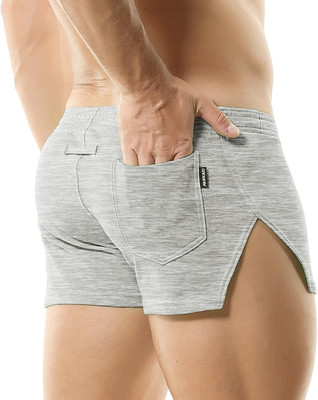 Mens Inch Inseam Shorts Gym Running Sweat with Back X-Large