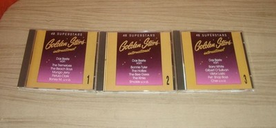 3 CD Golden Stars international - 48 Superstars 70-80er Jahre