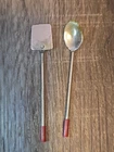 1959 Barbie #962 Barbie-Q Fashion Pack Utensils Spatuala Spoon Accessories Vtg