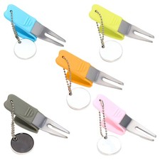 Golf Fork Divot Tool Sturdy Accessory Anti-slip Silicone Cover Essential Handy