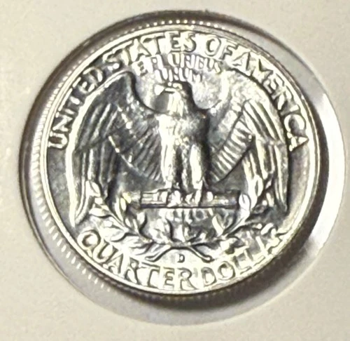 1955-D washington quarter - nice uncirculated