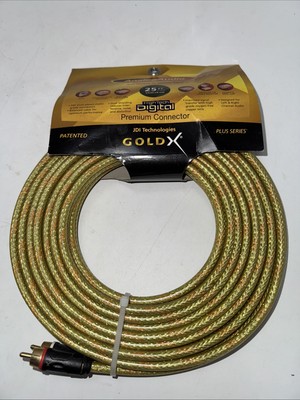 25 ' ft High Tech Digital GOLD  Contacts Cable Premium Connector JDI Technology