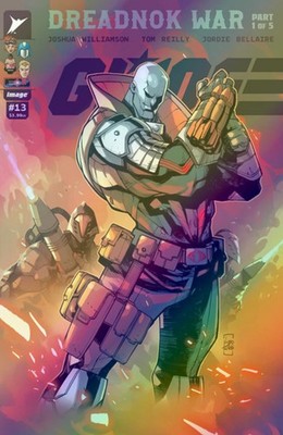  FOIL  GI JOE #13 (LUDO LULLABI 1:100 VARIANT) COMIC ~ IMAGE COMICS SKYBOUND
