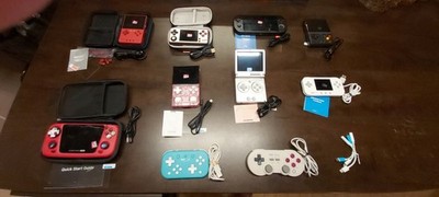 Retro game console pack;anbernic,miyoo,trimui;presque neuf;sd cards game et +