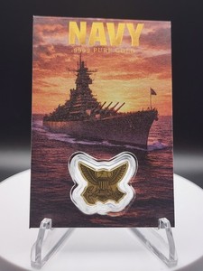 2026 U.S. Navy 1/1000 Gold in Card .9999 Gold