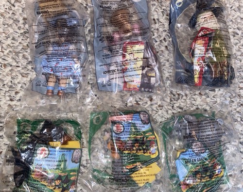 Menge 6 verschiedene McDonald’s Happy Meal Spielzeug Zauberer von Oz 2008 2013 versiegelt - Bild 2 von 4