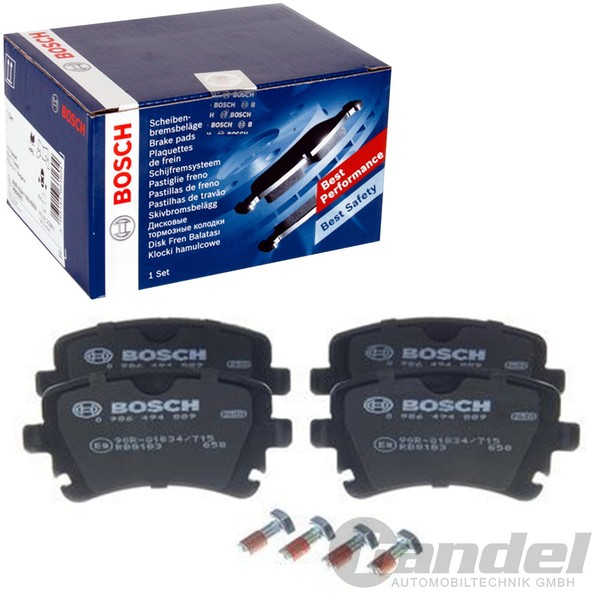 Bosch BremsbelÄGe Satz Hinterachse Passend FÜR Bentley Continental | 0 986 494-image