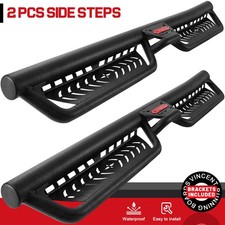 2-stairs Running Board For 2020-2026 Jeep Gladiator Jt 4 Door Drop Step Nerf Bar