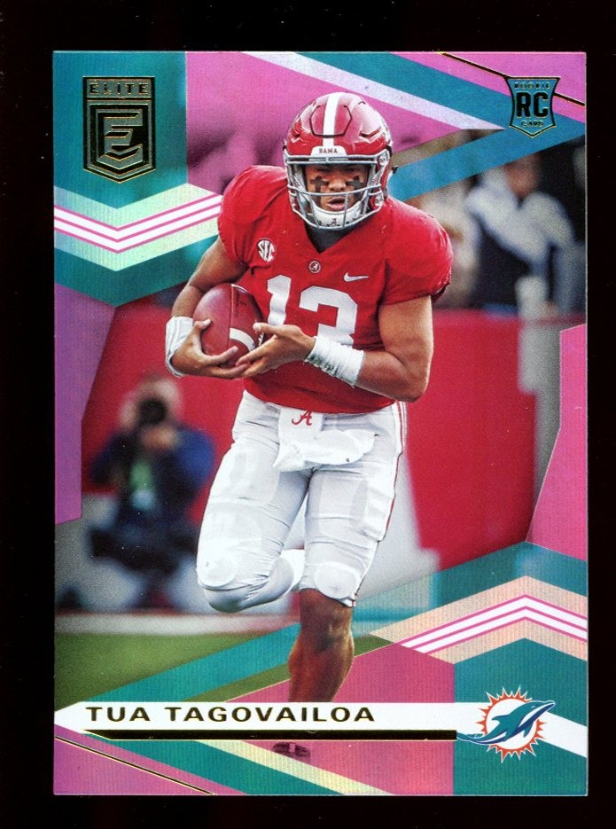 2020 Donruss Elite #101 Tua Tagovailoa Pink Miami Dolphins Rookie
