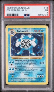 Poliwrath 13/102 Base Set Holo Rare