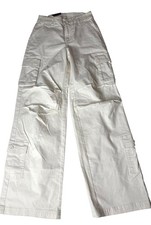 Wild Fable Womens Wide Leg White Cargo Pants XS