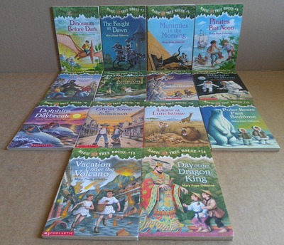 Magic Tree House by Mary Pope Osborne Paperback Books (sequence 1