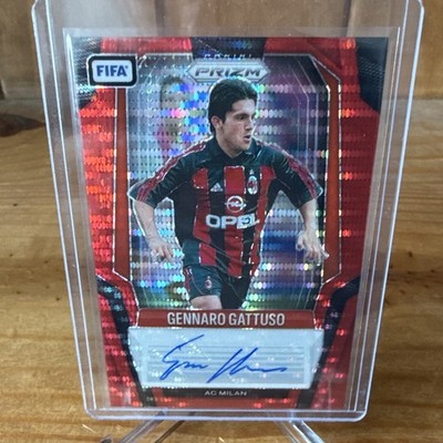 Panini Prizm FIFA Gennaro Gattuso Auto #S-GG AC Milan 2020-21
